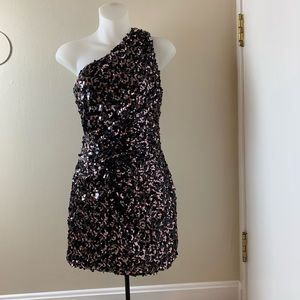 As U Wish, One Shoulder Fitted Cocktail